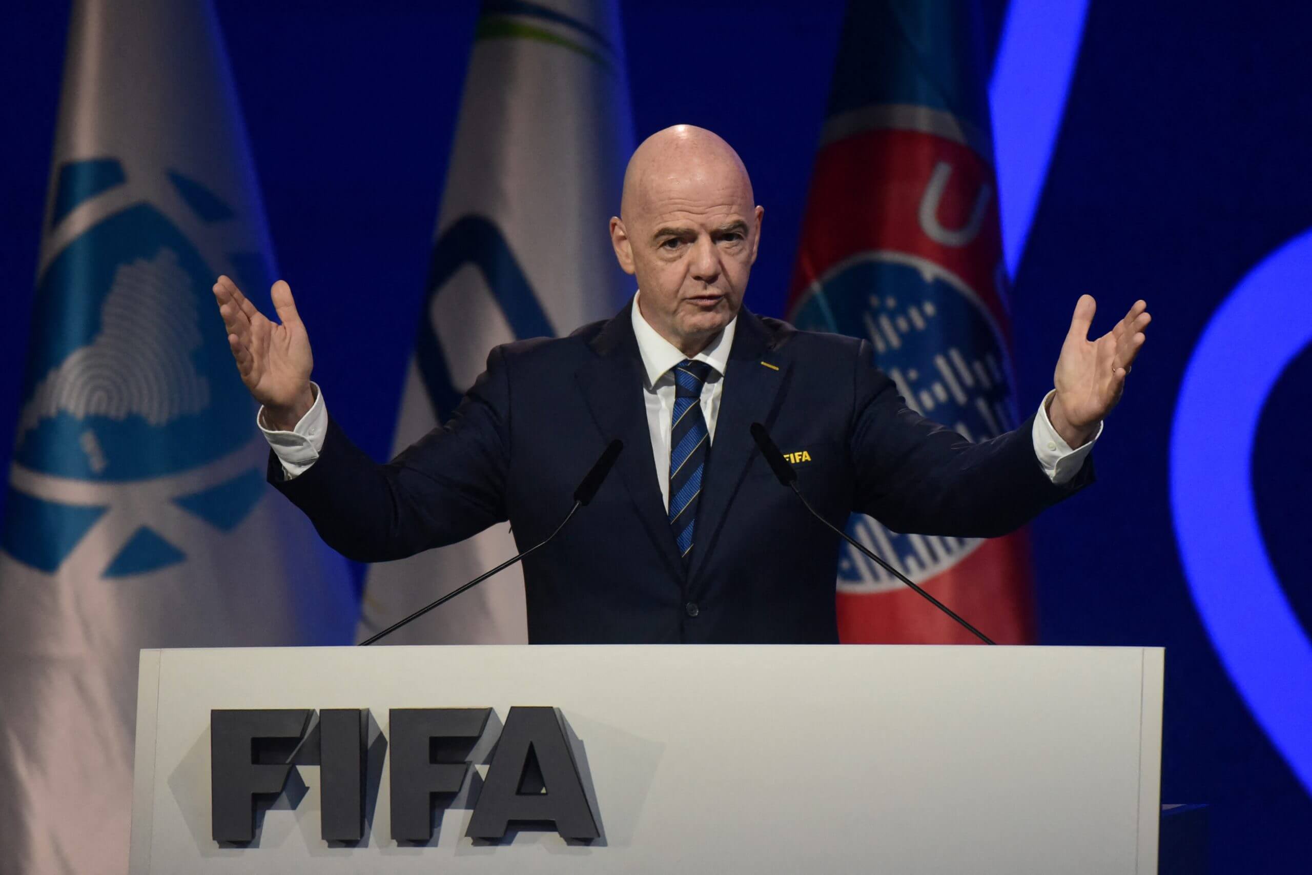 El presidente de la FIFA, Gianni Infantino. 