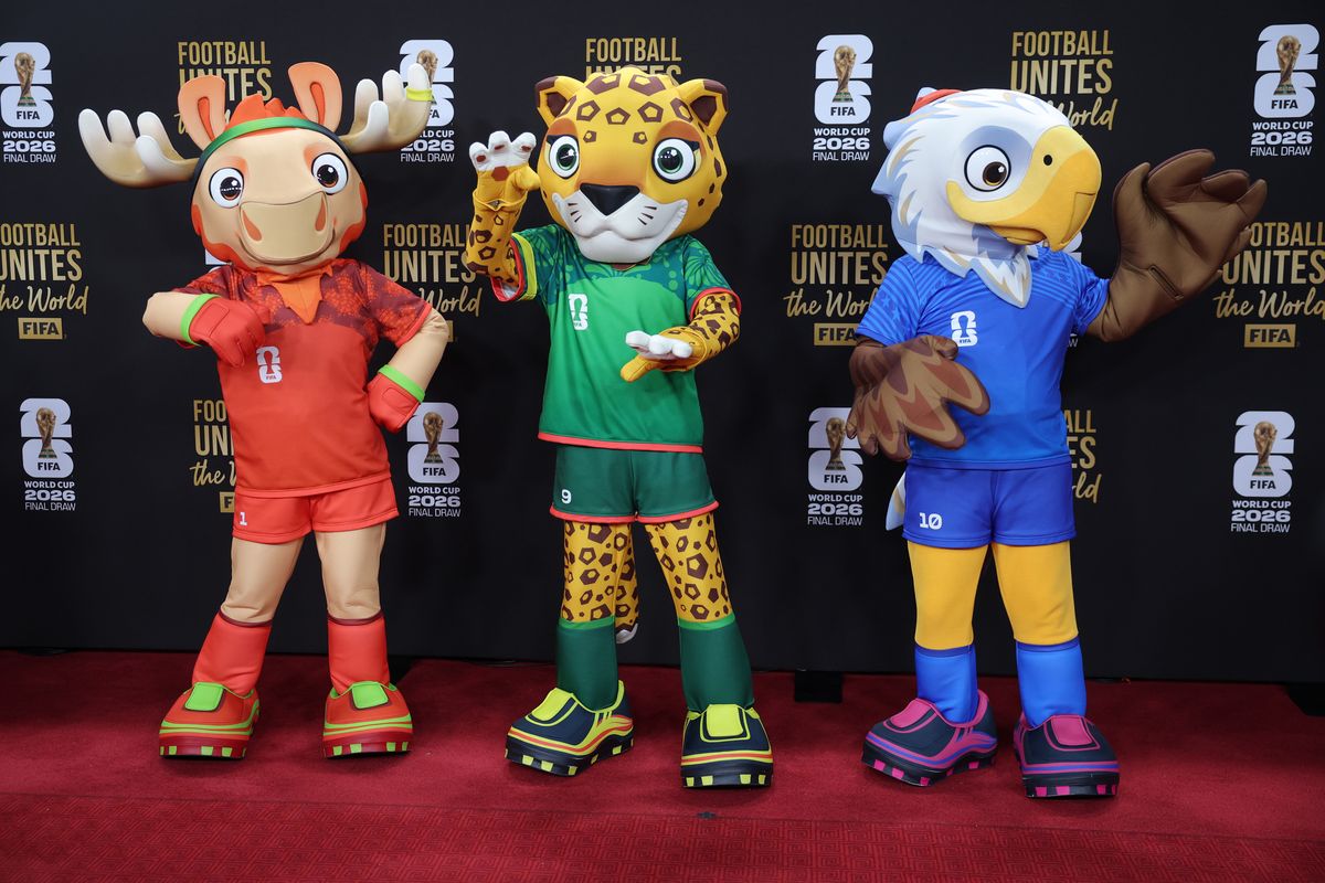 Las mascotas oficiales son el Piston de Canadá, el Jaguar Zayu de México y el Clutch Eagle de Estados Unidos.
