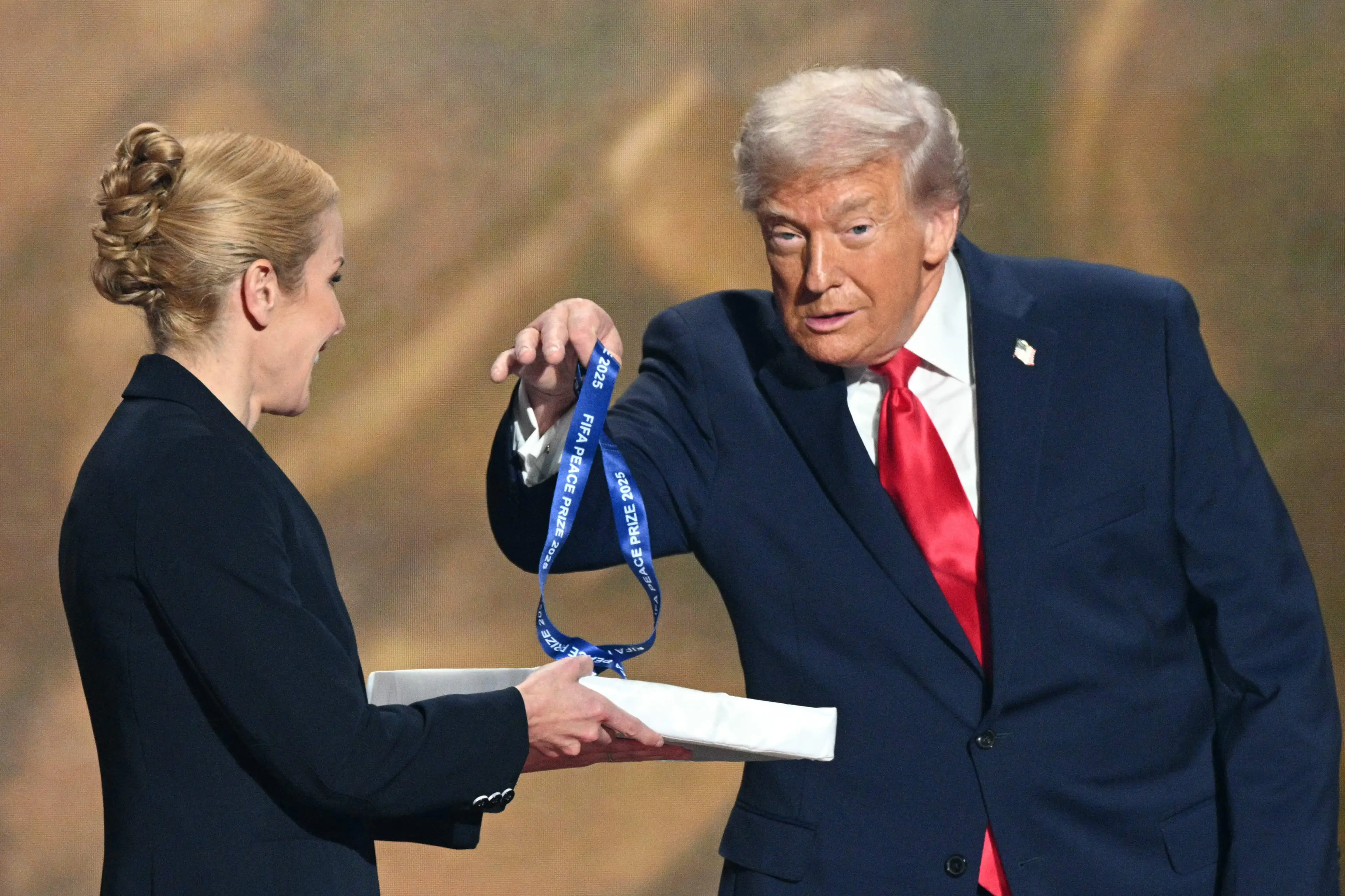 Donald Trump nombró su premio de la paz 