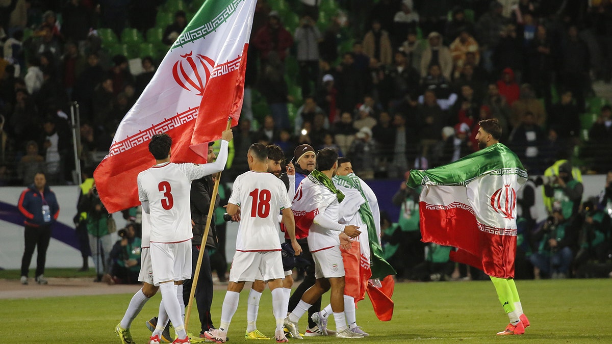 La selección iraní de fútbol está de celebración