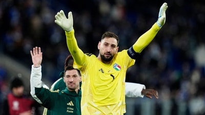En esta foto se ve al portero italiano Gianluigi Donnarumma. (Reuters)