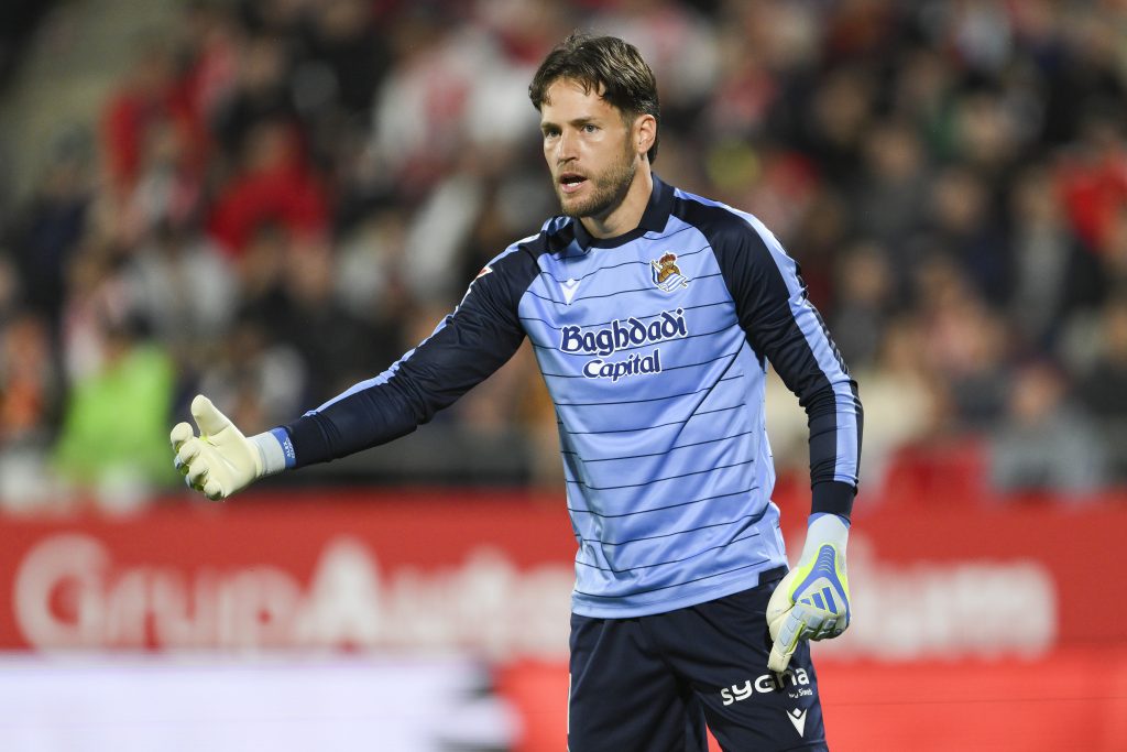 Álex Remiro de la Real Sociedad.